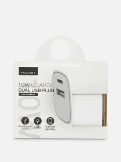 Primark Chargeurs|Prise USB Double à Deux Broches 10 W