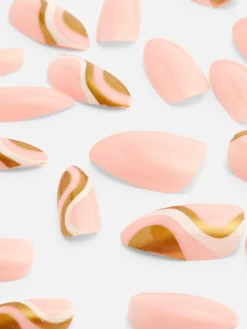 Primark Faux Ongles|PS... Faux Ongles Pointus Brillants Tourbillon