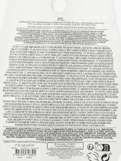 Primark Traitements|PS... Pro Masque Hydratant Réparateur Bond