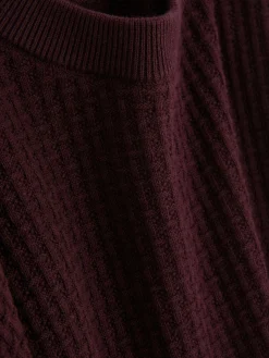 Homme Primark Pulls Et Gilets|Pull à Col Ras-du-cou En Point De Panier Tressé