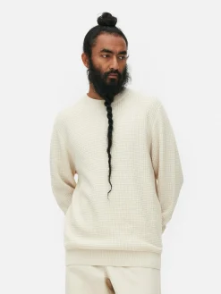 Homme Primark Pulls Et Gilets|Pull à Col Ras-du-cou En Point De Panier Tressé