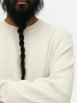 Homme Primark Pulls Et Gilets|Pull à Col Ras-du-cou En Point De Panier Tressé