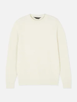 Homme Primark Pulls Et Gilets|Pull à Col Ras-du-cou En Point De Panier Tressé