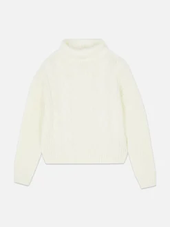 Enfant Primark Pulls Et Gilets|Pull à Col Roulé En Maille Torsadée