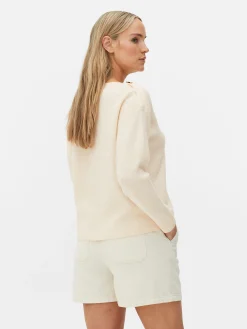 Femme Primark Pulls Et Gilets|Pull à Encolure Bateau Et à épaules Boutonnées