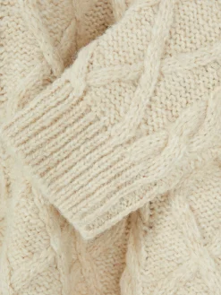 Femme Primark Pulls Et Gilets|Pull Boutonné En Maille Torsadée Rita Ora