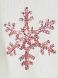 Enfant Primark Pulls Et Gilets|Pull En Chenille à Sequins Et Flocons De Neige