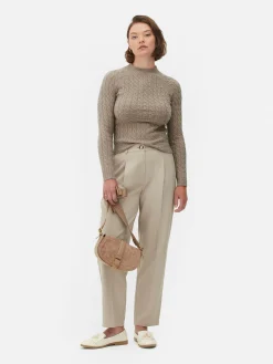 Femme Primark Pulls Et Gilets|Pull En Maille Torsadée à Col Montant