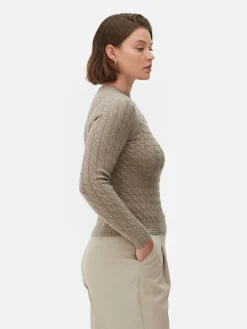 Femme Primark Pulls Et Gilets|Pull En Maille Torsadée à Col Montant