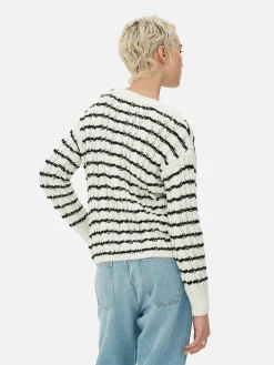 Femme Primark Pulls Et Gilets|Pull En Maille Torsadée à Rayures