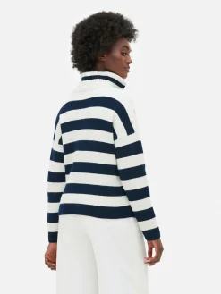 Femme Primark Pulls Et Gilets|Pull Tricoté à Encolure Zippée