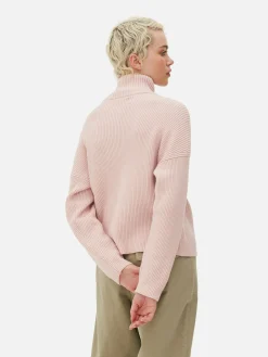 Femme Primark Pulls Et Gilets|Pull Tricoté à Encolure Zippée