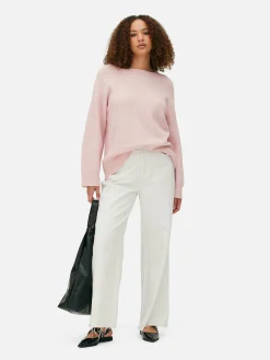 Femme Primark Pulls Et Gilets|Pull Tricoté Avec Manches à Revers