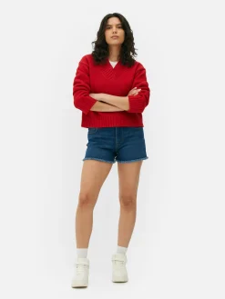 Femme Primark Pulls Et Gilets|Pull Tricoté épais à Col En V