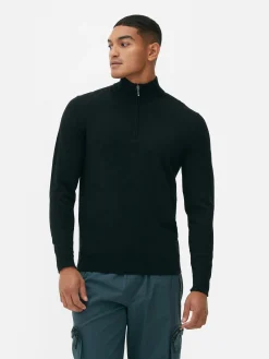 Homme Primark Pulls Et Gilets|Pull Tricoté Semi-zippé