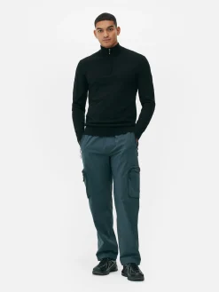 Homme Primark Pulls Et Gilets|Pull Tricoté Semi-zippé