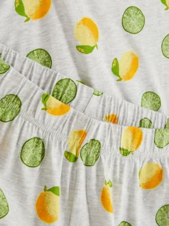 Femme Primark Ensembles Pyjamas|Pyjama à Manches Courtes En Jersey Imprimé