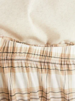 Femme Primark Ensembles Pyjamas|Pyjama à Manches Courtes Et à Motif écossais