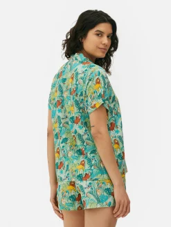 Femme Primark Ensembles Pyjamas|Pyjama à Manches Courtes Tissé Disney Le Roi Lion