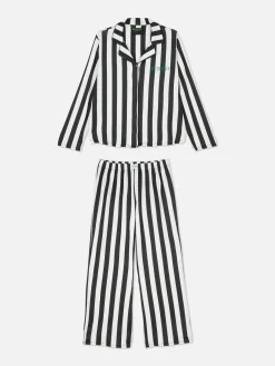 Femme Primark Beetlejuice|Tout Halloween|Pyjama à Rayures Beetlejuice