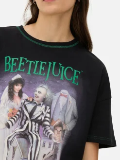 Femme Primark Beetlejuice|Tout Halloween|Pyjama Avec Logo Beetlejuice