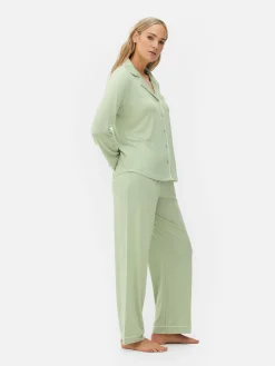 Femme Primark Ensembles Pyjamas|Pyjama Boyfriend En Jersey à Manches Longues