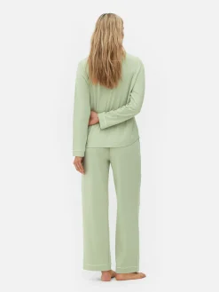 Femme Primark Ensembles Pyjamas|Pyjama Boyfriend En Jersey à Manches Longues