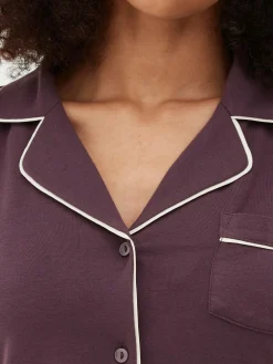 Femme Primark Ensembles Pyjamas|Pyjama Boyfriend En Jersey à Manches Longues