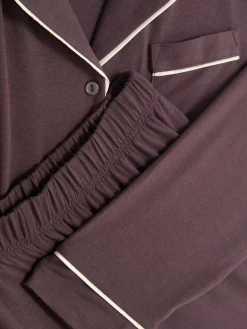 Femme Primark Ensembles Pyjamas|Pyjama Boyfriend En Jersey à Manches Longues