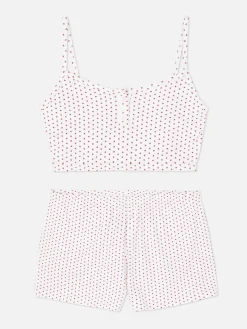 Femme Primark Ensembles Pyjamas|Pyjama Caraco Court Et Short
