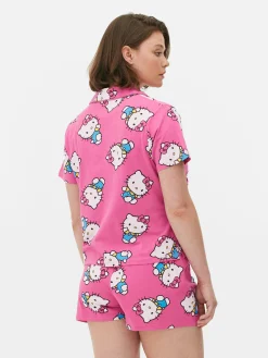 Femme Primark Ensembles Pyjamas|Pyjama Chemise Et Short 50e Anniversaire Hello Kitty