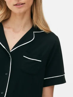 Femme Primark Ensembles Pyjamas|Pyjama En Jersey à Manches Courtes