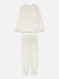 Femme Primark Ensembles Pyjamas|Pyjama En Molleton à Manches Longues