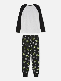 Enfant Primark Pyjamas Et Vêtements De Nuit|Pyjama En Polaire à Motif Ballon De Foot