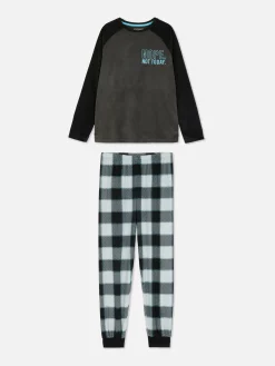 Enfant Primark Pyjamas Et Vêtements De Nuit|Pyjama En Velours à Carreaux