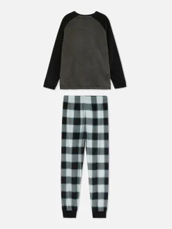 Enfant Primark Pyjamas Et Vêtements De Nuit|Pyjama En Velours à Carreaux