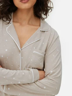 Femme Primark Ensembles Pyjamas|Pyjama Long Boyfriend à Motif