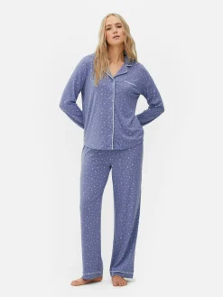 Femme Primark Ensembles Pyjamas|Pyjama Long Boyfriend à Motif