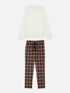 Homme Primark Pyjamas|Pyjama Long Brossé