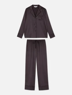 Femme Primark Ensembles Pyjamas|Pyjama Long En Satin