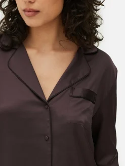 Femme Primark Ensembles Pyjamas|Pyjama Long En Satin