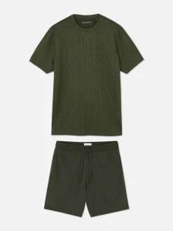 Homme Primark Pyjamas|Pyjama Short Texturé