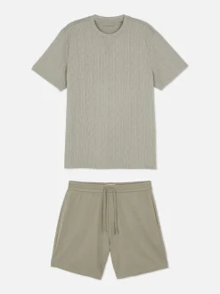 Homme Primark Pyjamas|Pyjama Short Texturé
