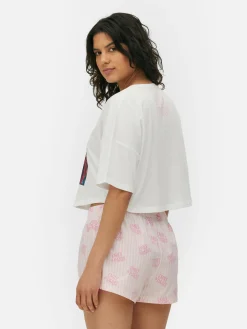 Femme Primark Ensembles Pyjamas|Pyjama T-shirt Court Et Shorty Emily In Paris