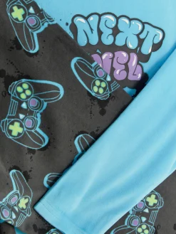 Enfant Primark Pyjamas Et Vêtements De Nuit|Pyjama T-shirt Et Bas à Motif Manette De Jeu Vidéo