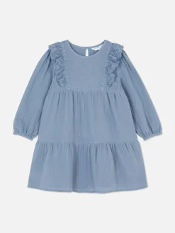 Enfant Primark Robes|Robe à Superpositions En Broderie Anglaise