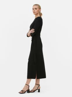 Femme Primark Robes|Robe En Jersey à Nouer Sur Le Côté The Edit