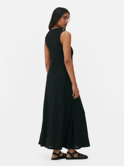 Femme Primark Robes|Robe Longue Texturée Sans Manches à Rayures