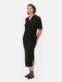 Femme Primark Robes|Robe Mi-longue Avec Col En V