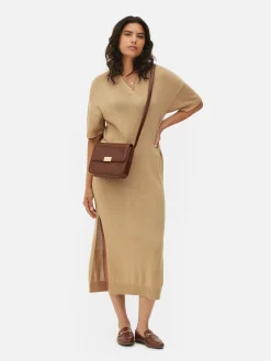 Femme Primark Robes|Robe Mi-longue Avec Col En V